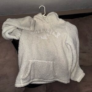 Hollister Cream Sherpa Hoodie